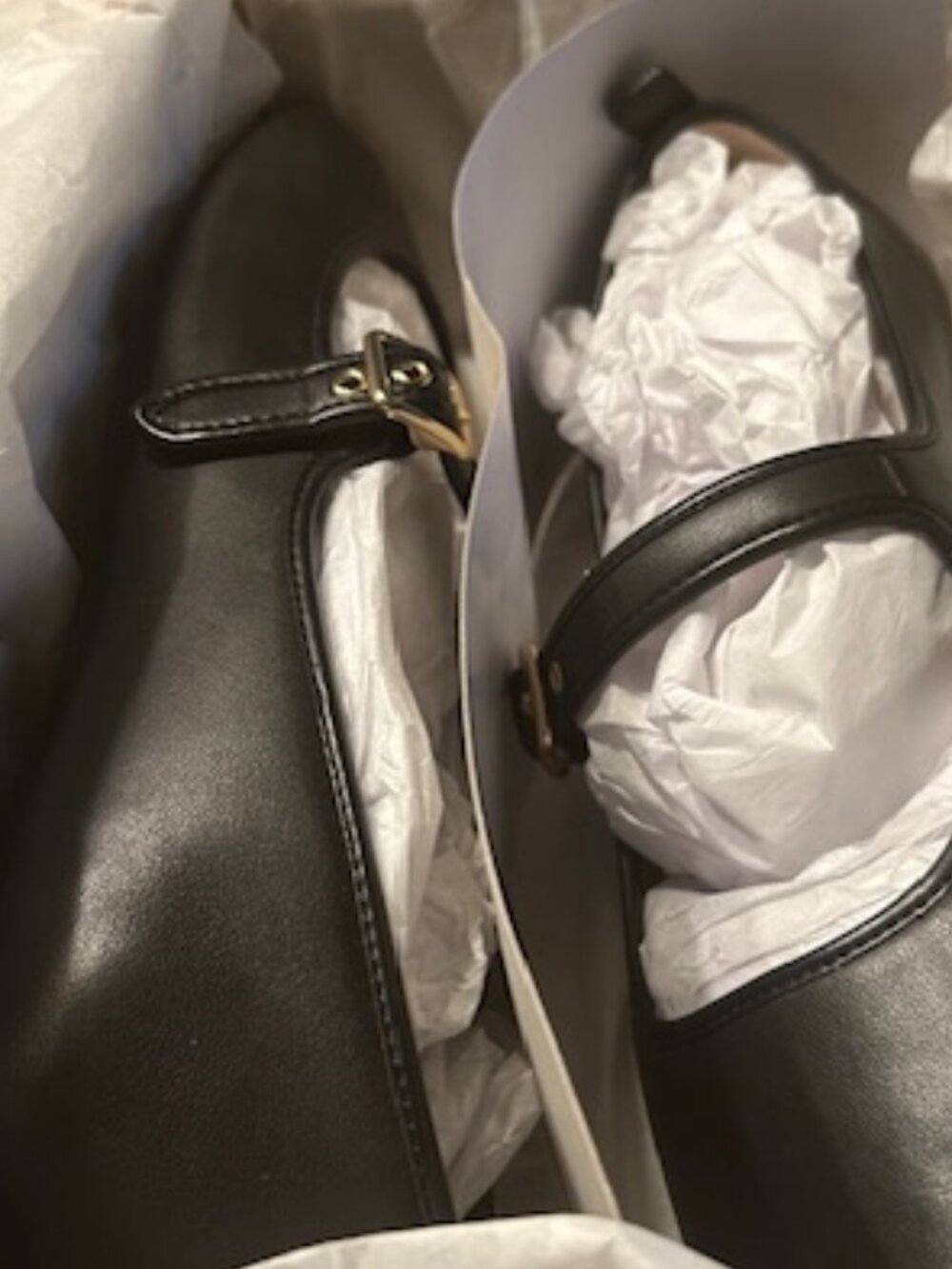 Coach Black C Rivet Leather Mary Jane Flats - Picture 2 of 12